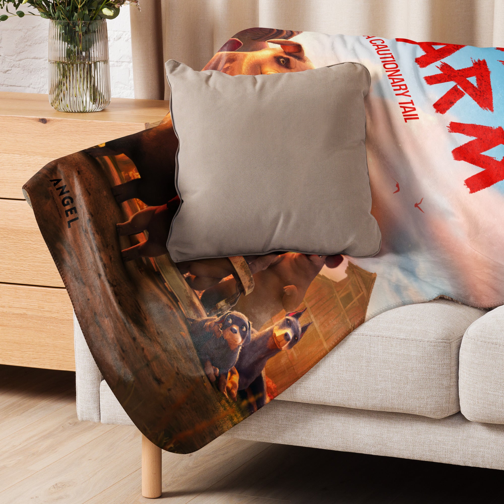 Animal Farm Sherpa Blanket - Image 3