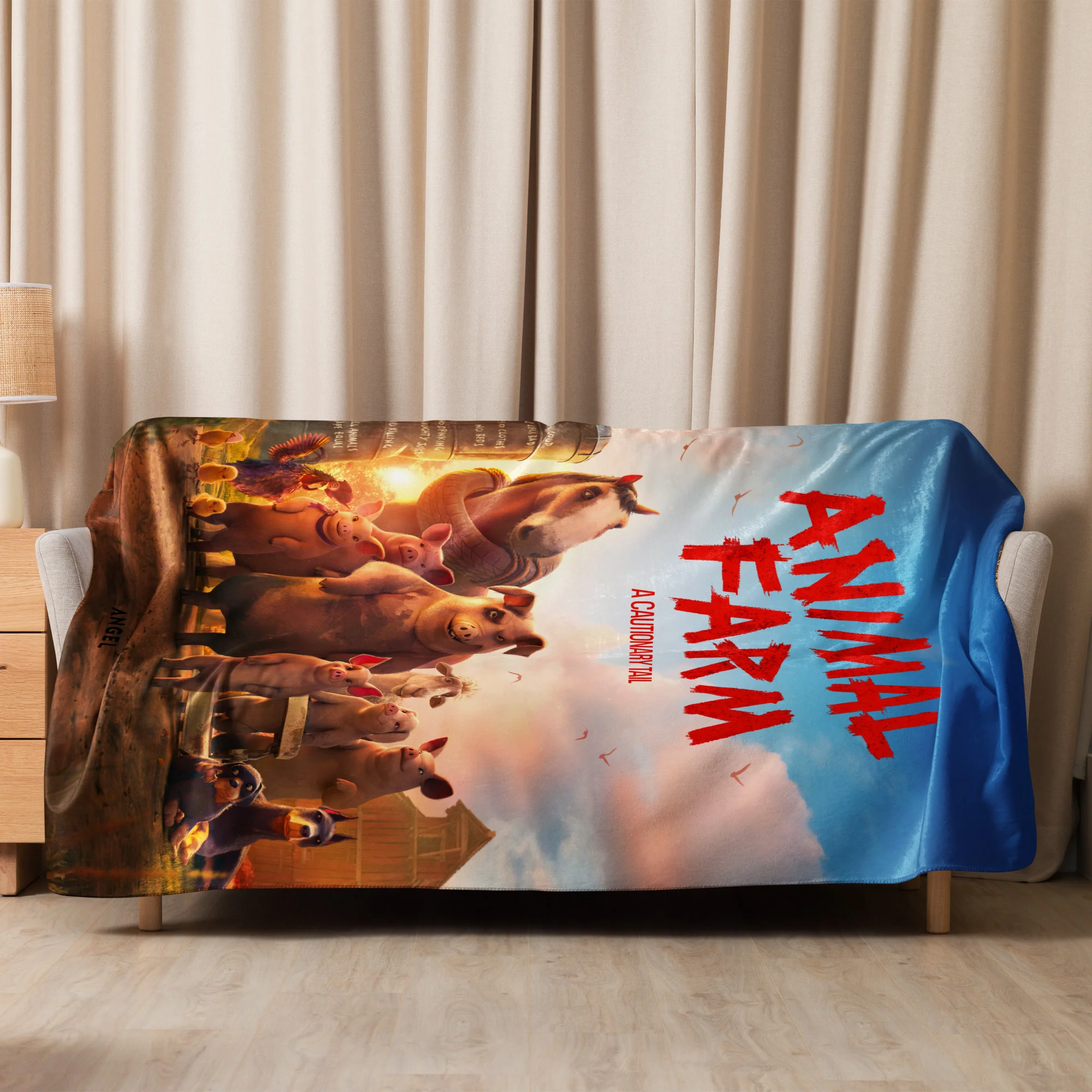 Animal Farm Sherpa Blanket - Image 4