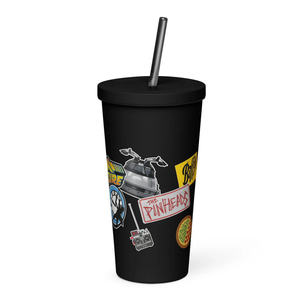 Back to the Future 40th Anniversary Stainless Steel Tumbler - Image 3