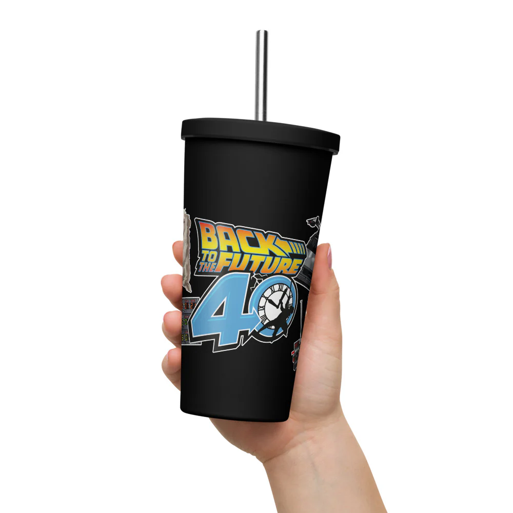 Back to the Future 40th Anniversary Stainless Steel Tumbler - Image 5