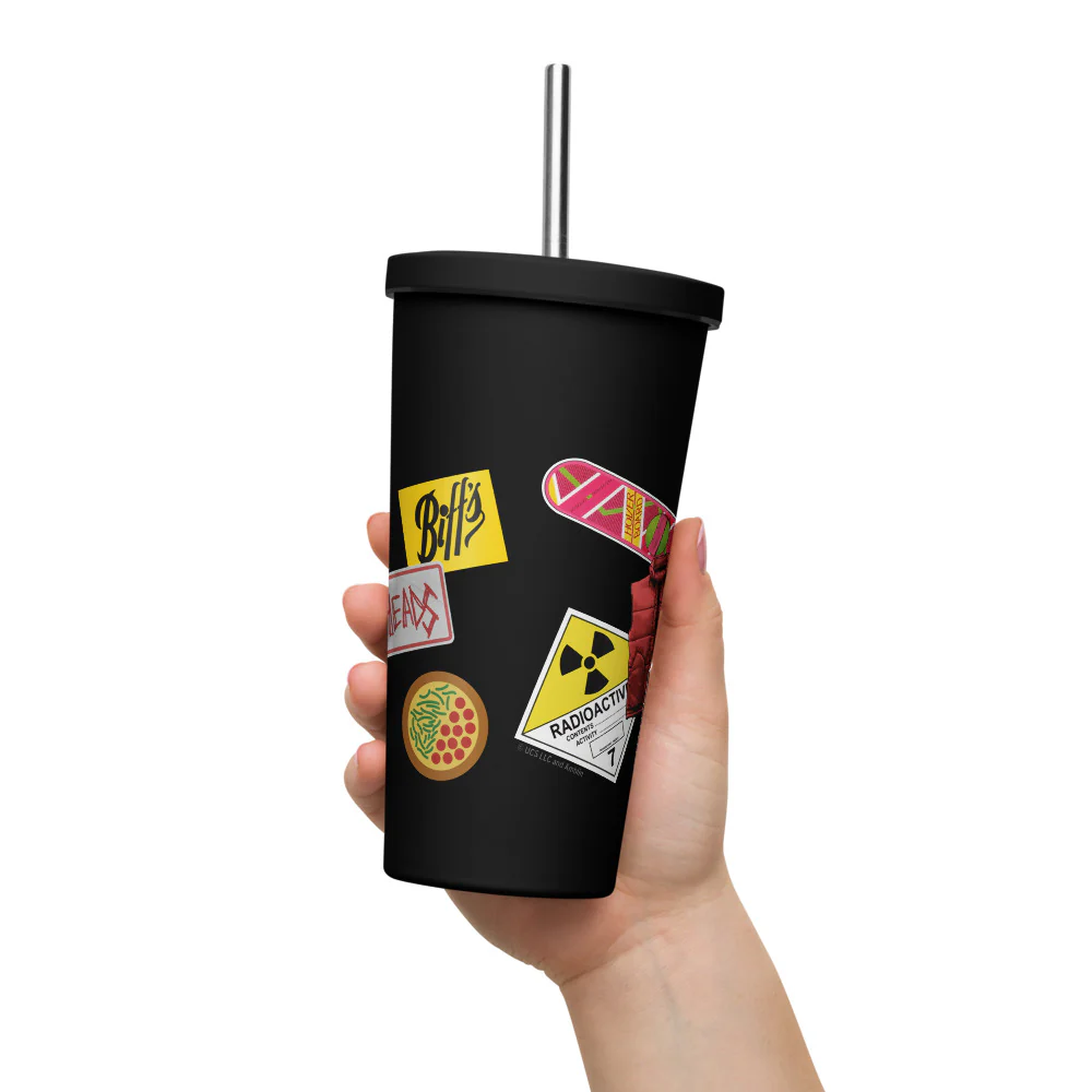 Back to the Future 40th Anniversary Stainless Steel Tumbler - Image 6