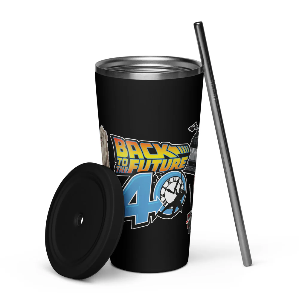 Back to the Future 40th Anniversary Stainless Steel Tumbler - Image 7