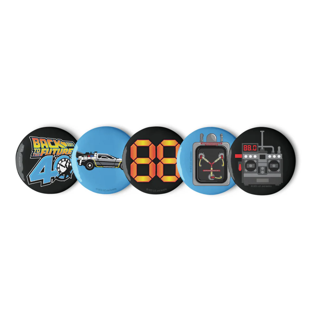 Back to the Future Icons Pin Set - Image 5