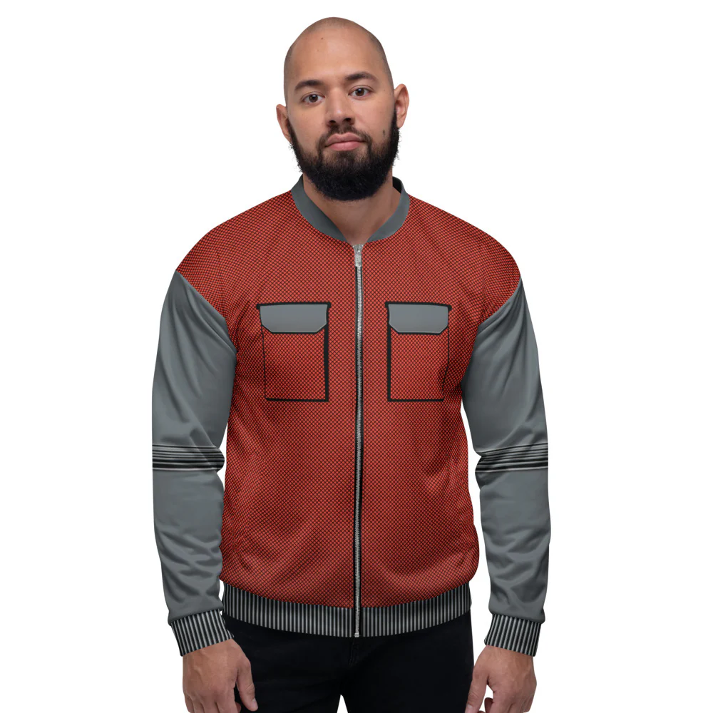 Back to the Future Marty McFly Bomber Jacket - Image 3