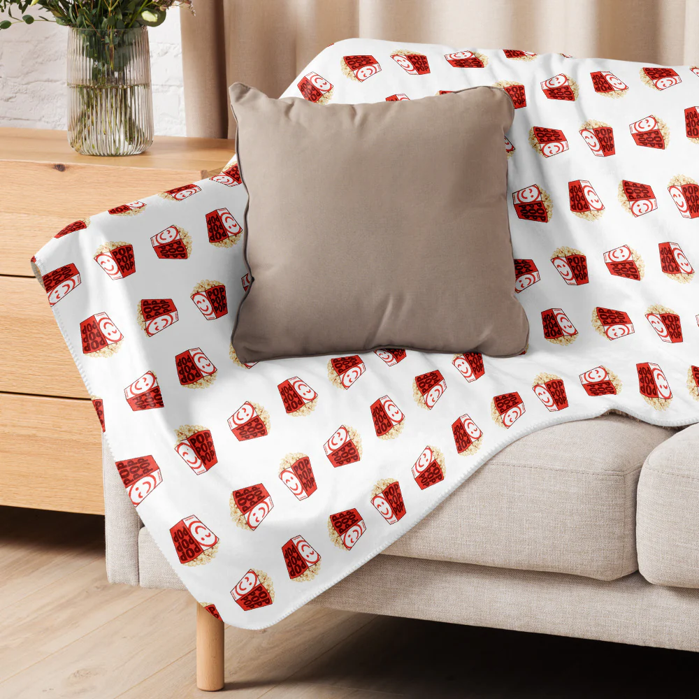 Cinemark Sherpa Blanket Popcorn - Image 4