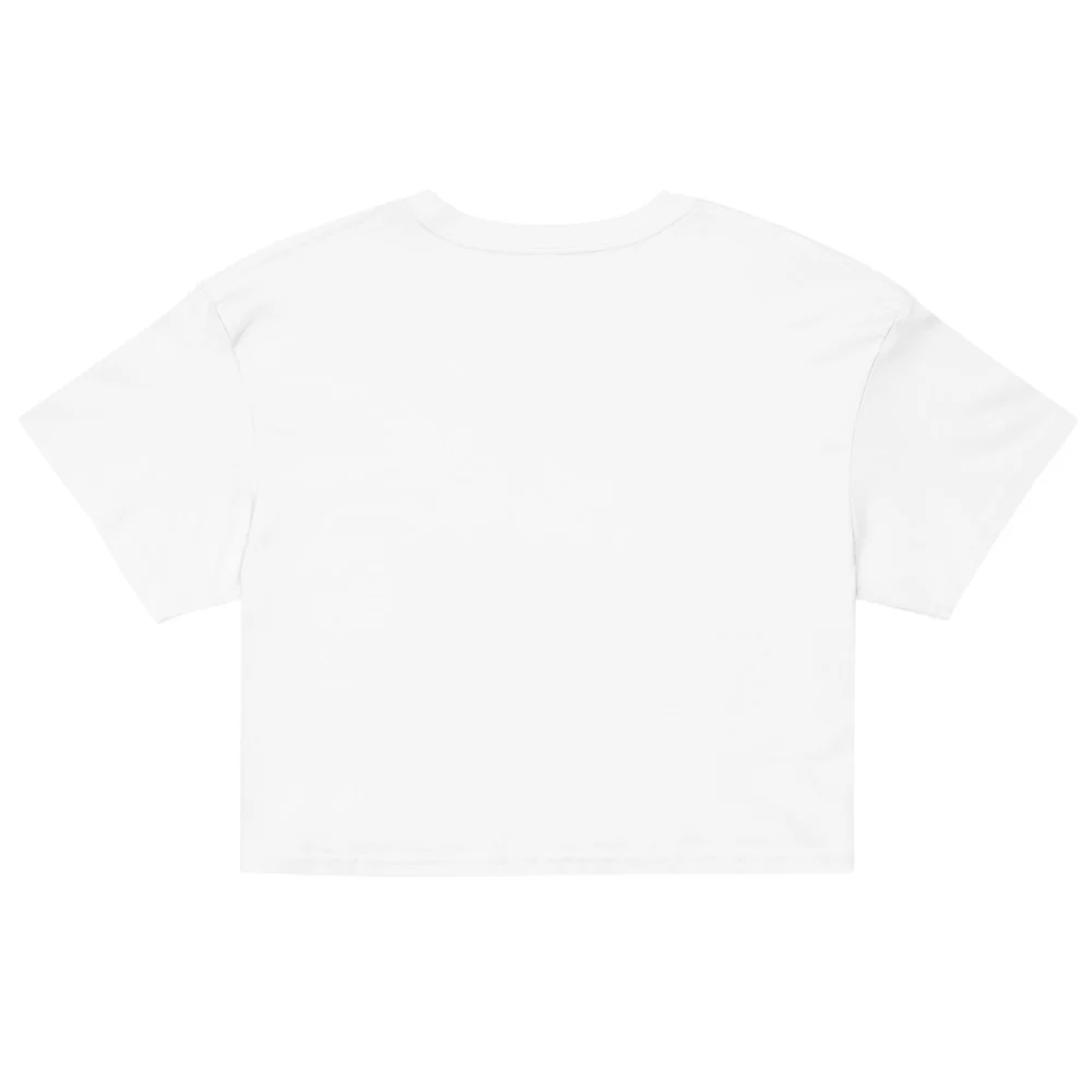 Cinemark Women's Cropped T-Shirt "Just Here For The Popcorn" - Image 3