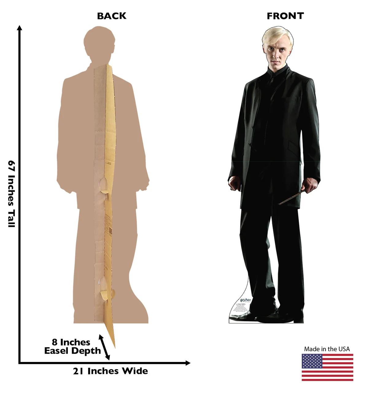Draco Malfoy Life-size Cardboard Cutout Standee - Image 3