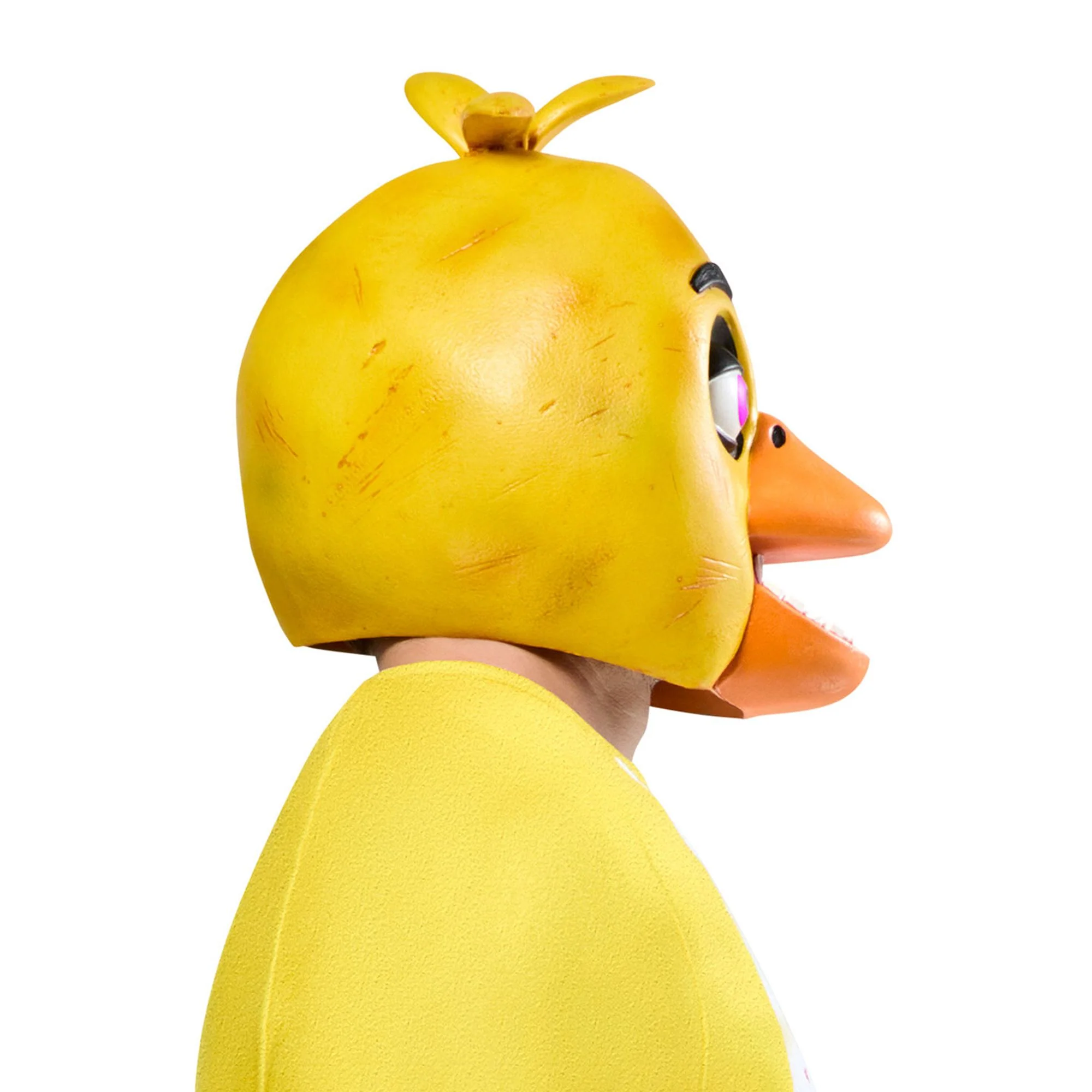 Five Nights at Freddy's Chica Adult Overhead Latex Mask - Image 3