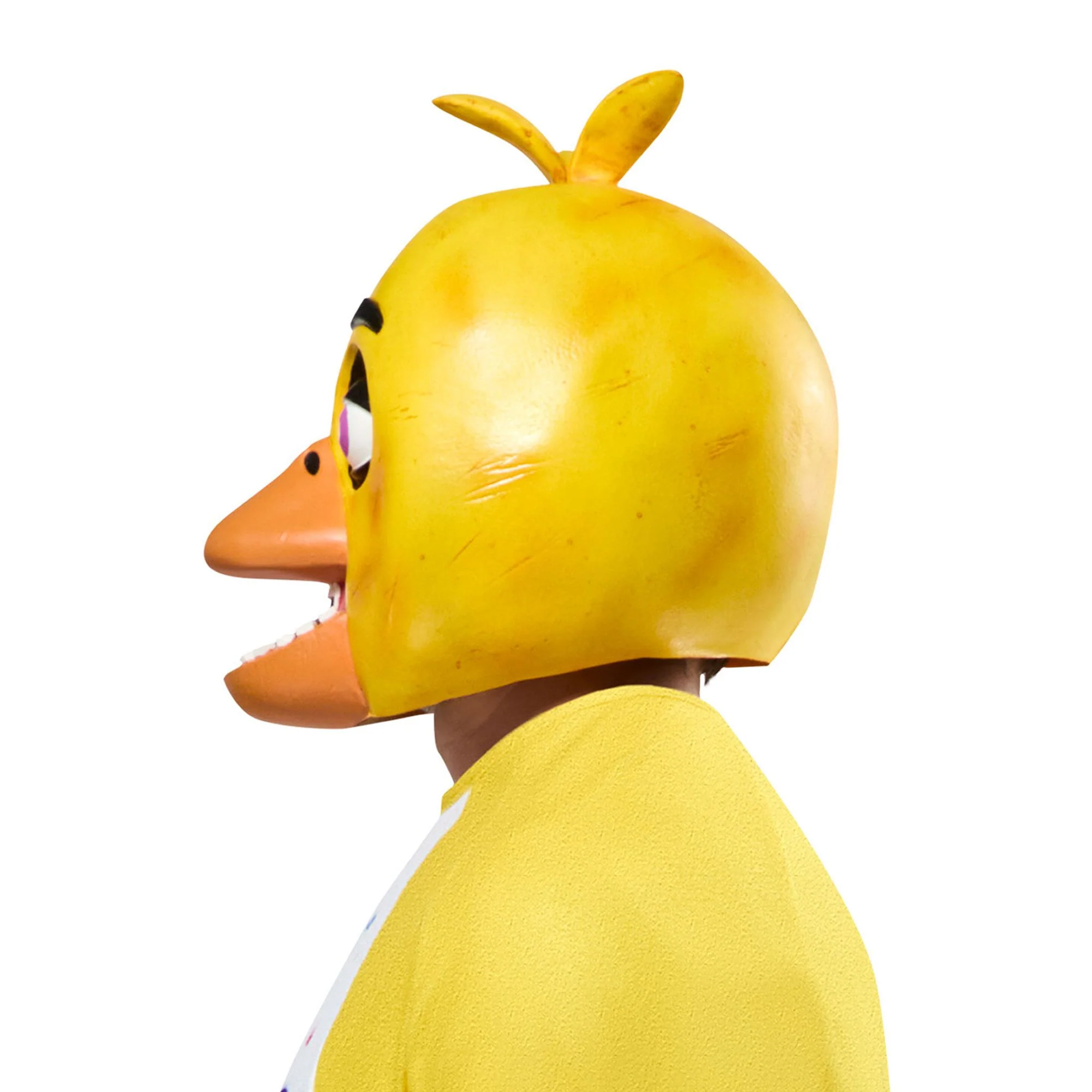 Five Nights at Freddy's Chica Adult Overhead Latex Mask - Image 4