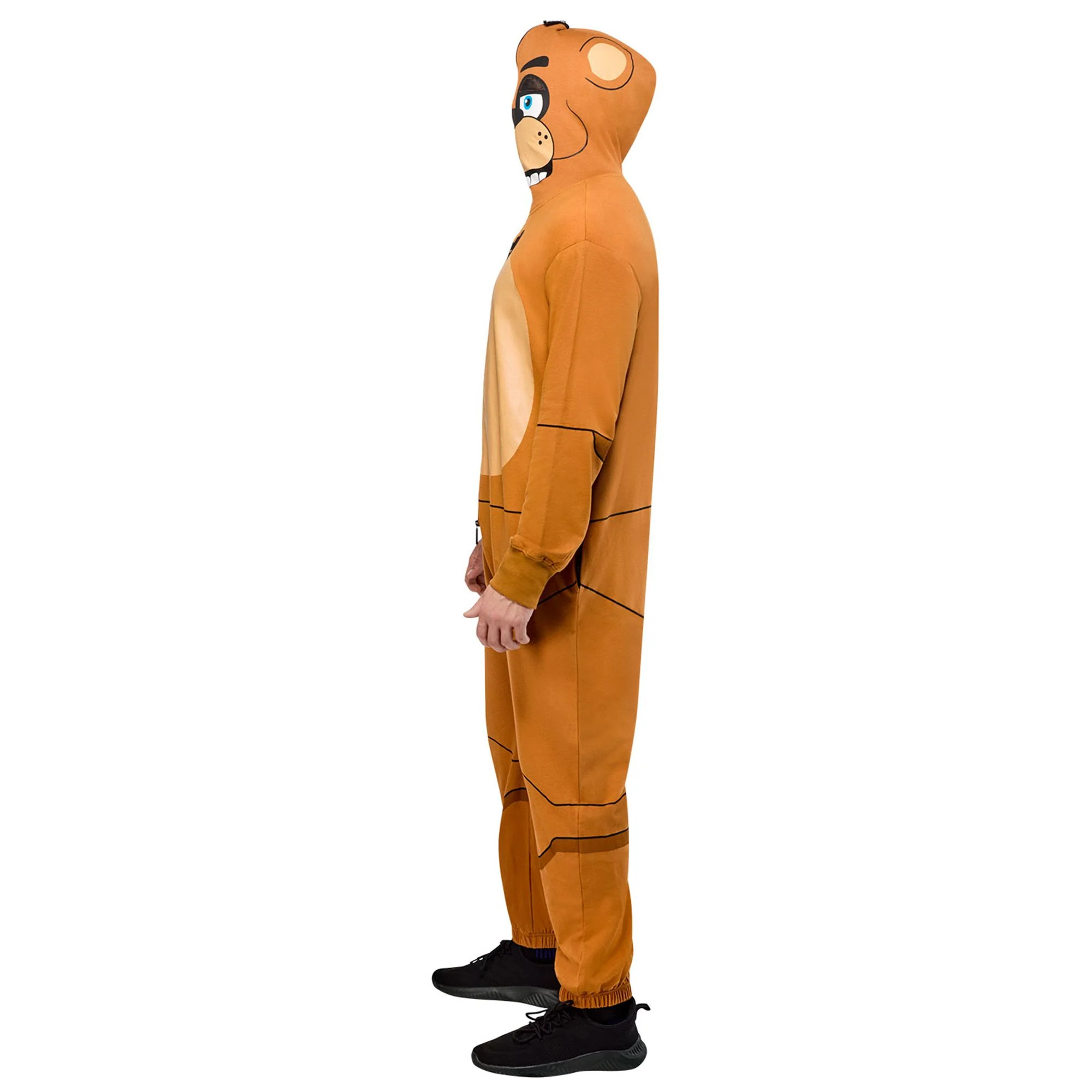Five Nights at Freddy's Freddy Fazbear Zipsters Mask-up Adult Costume - Image 5