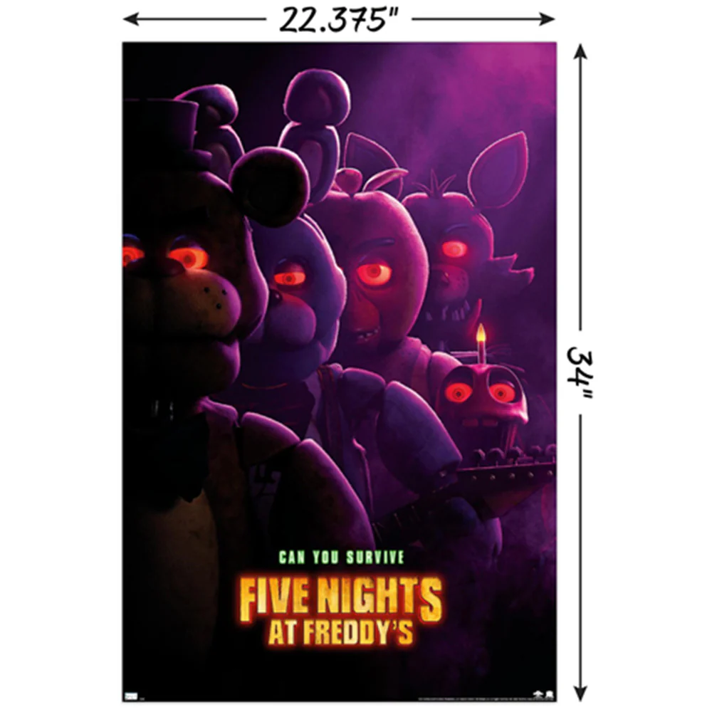 Five Nights at Freddy's Movie - Teaser One Sheet Wall Posters - Image 3