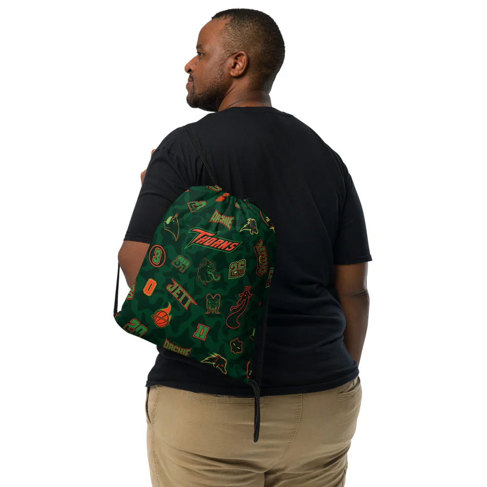 GOAT Drawstring Bag Featuring Icons - Image 3