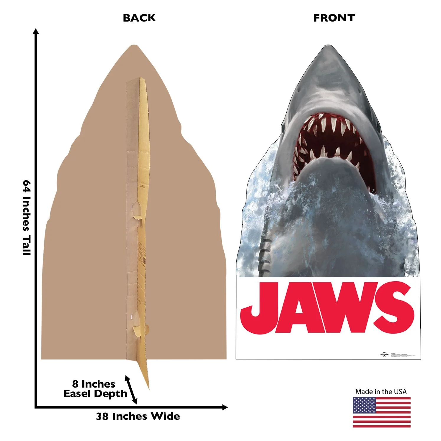Jaws Cardboard Cutout Standee - Image 3