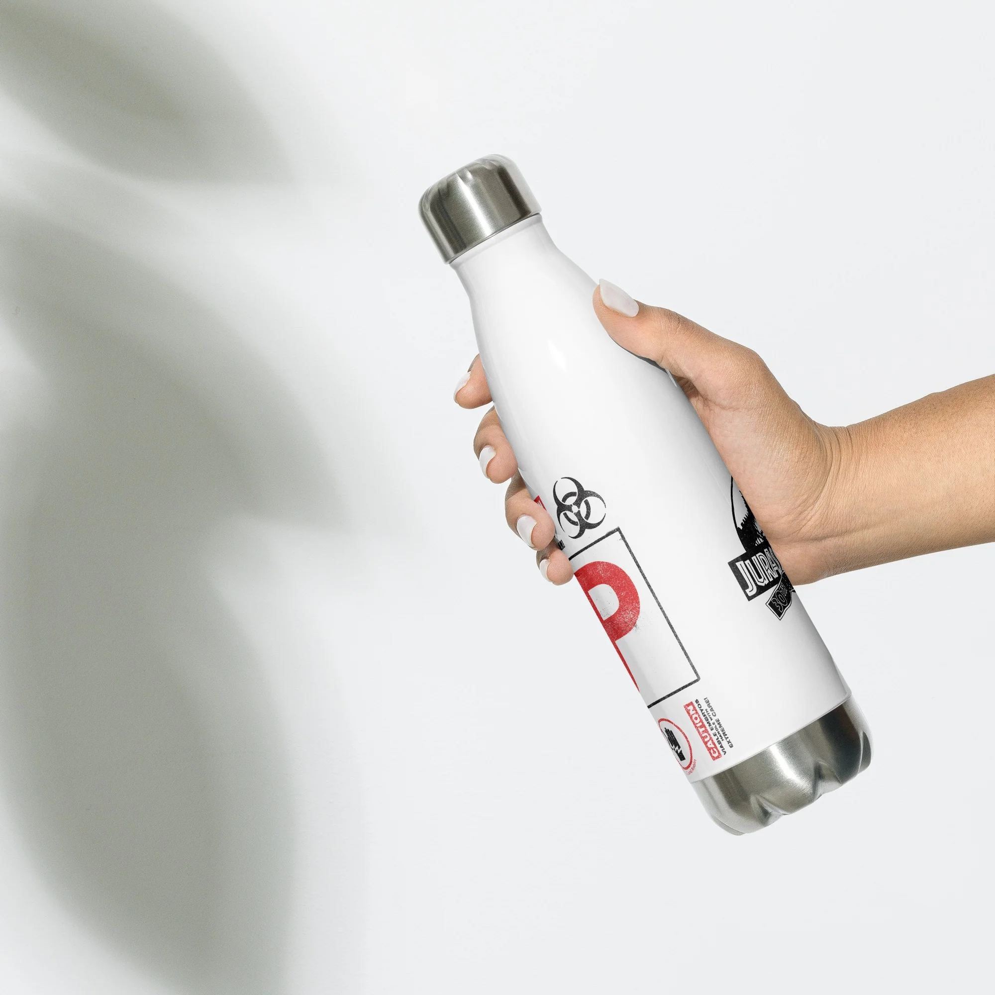 Jurassic Park 30th Anniversary Hazardous Waste Water Bottle - Image 3