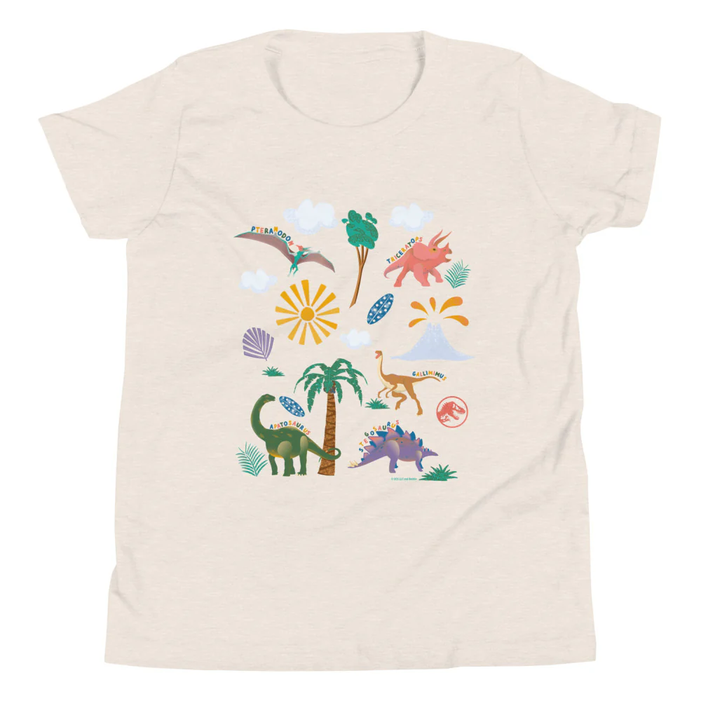 Jurassic Park Dinosaurs Youth T-Shirt