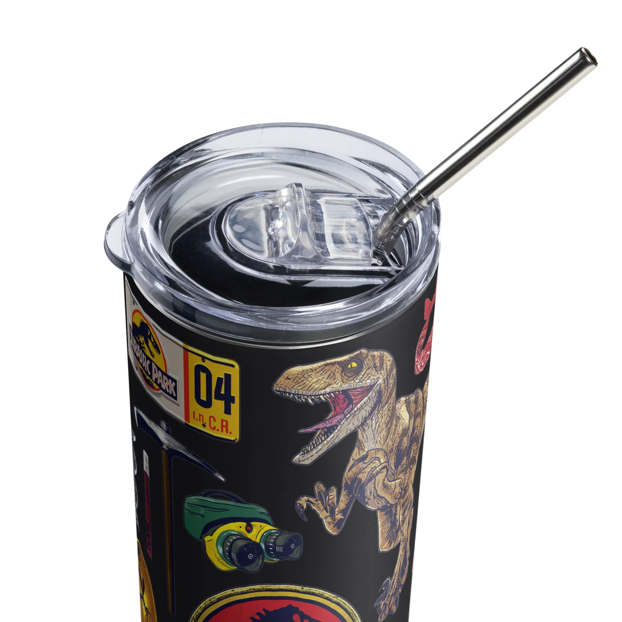 Jurassic Park Icon Collage Tumbler - Image 3