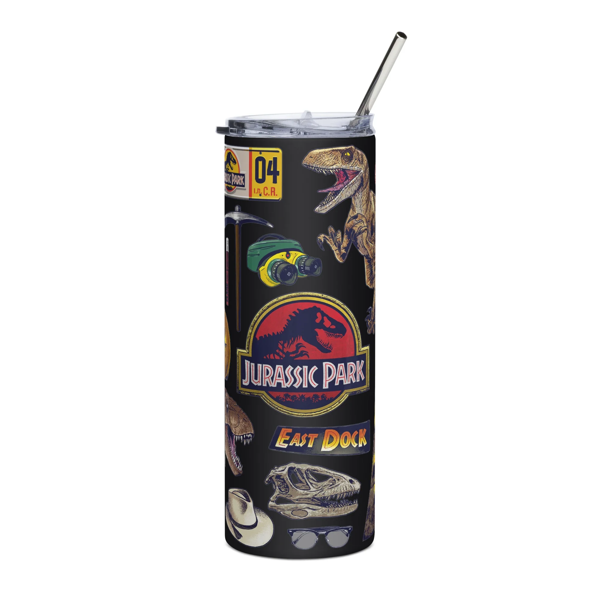 Jurassic Park Icon Collage Tumbler - Image 4