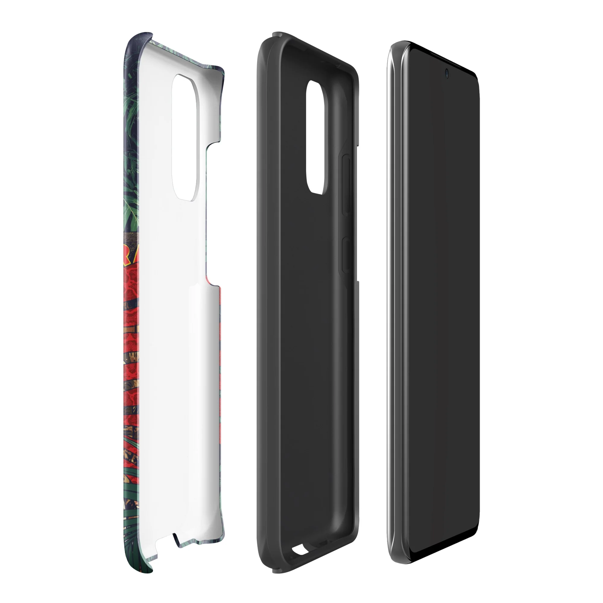 Jurassic Park Jungle Collage Samsung Tough Phone Case - Image 35