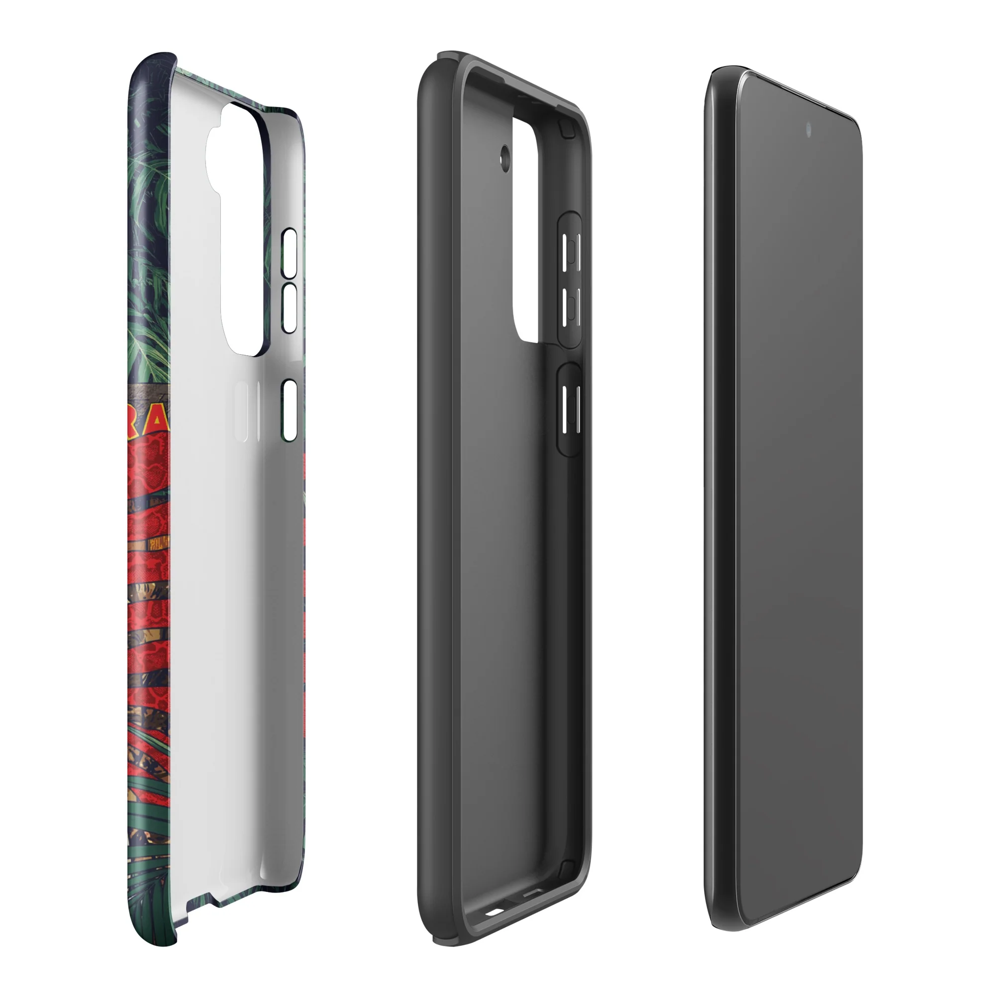 Jurassic Park Jungle Collage Samsung Tough Phone Case - Image 41