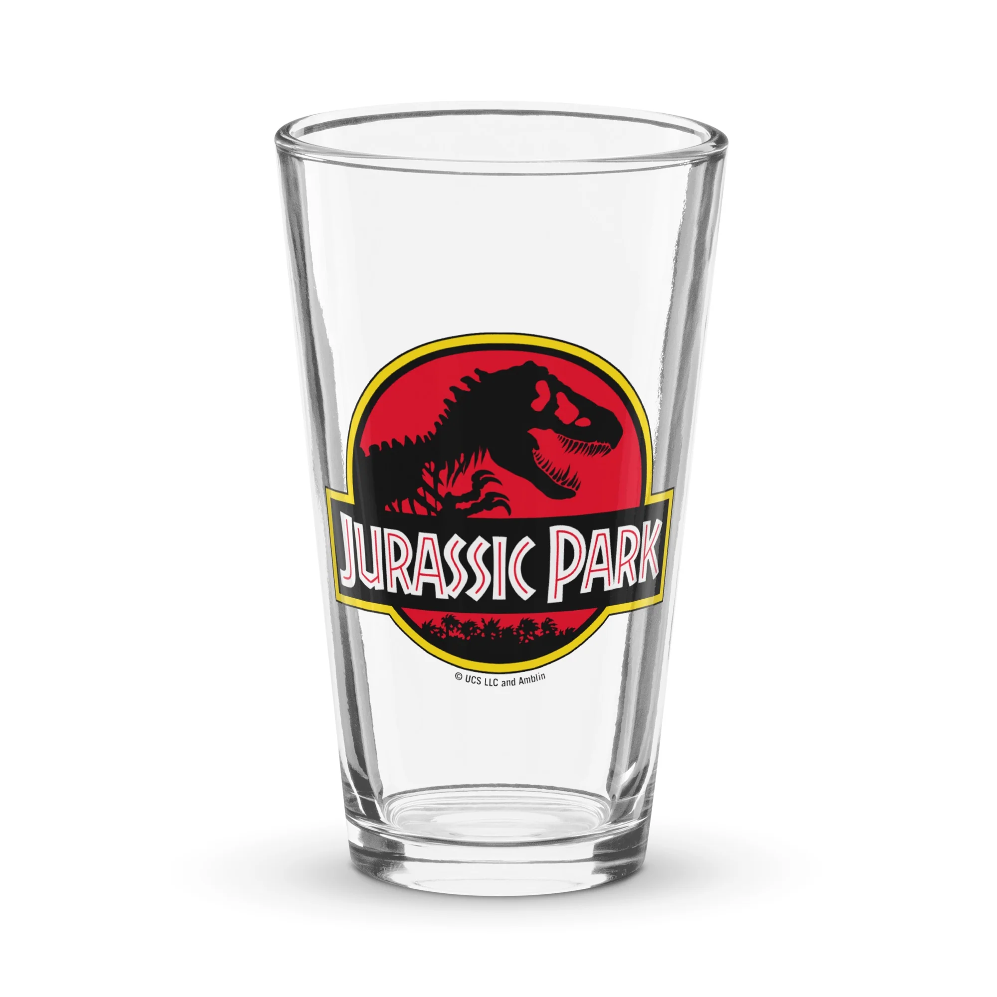 Jurassic Park Logo Pint Glass
