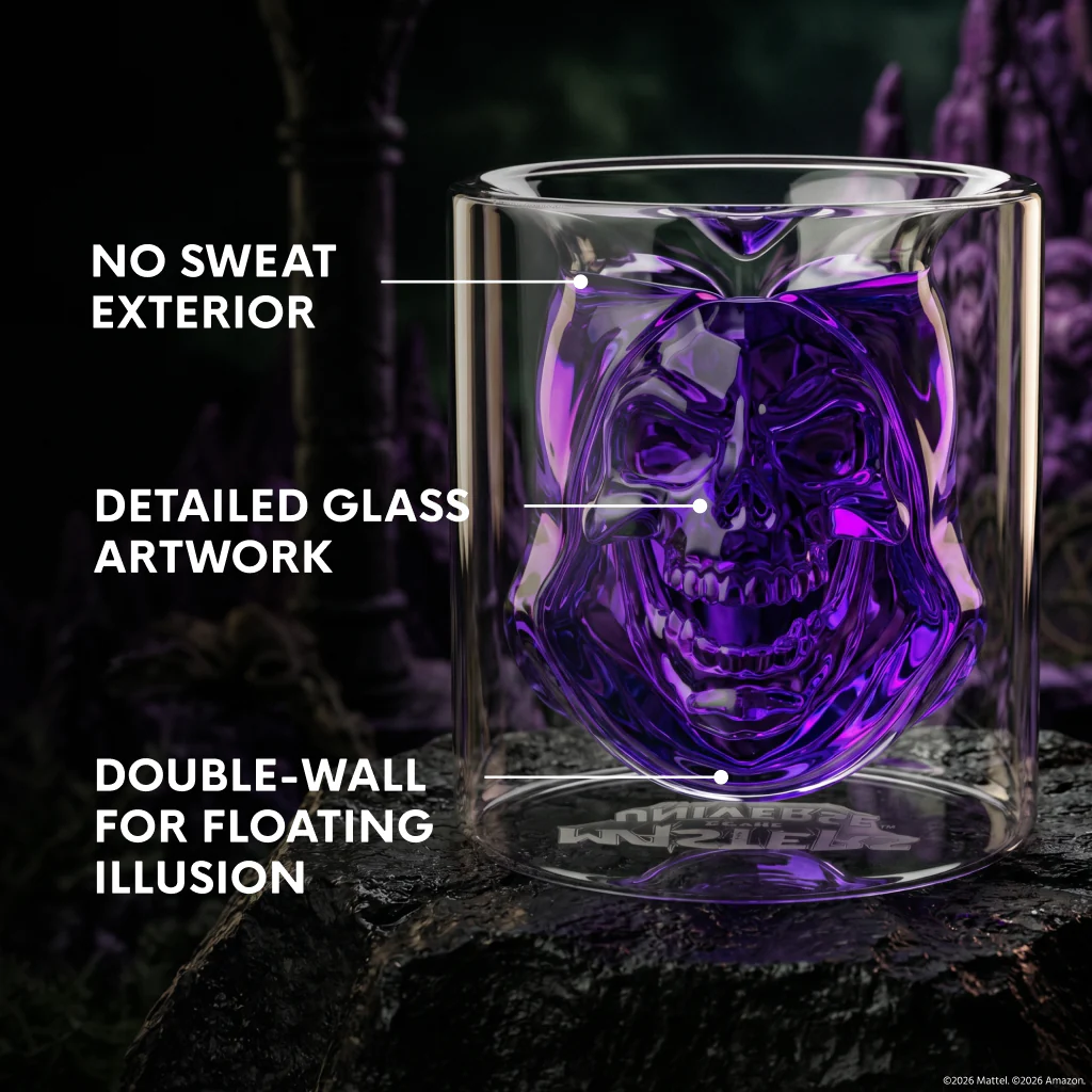 Masters of the Universe 2026 Movie Skeletor Glasses - Set of 2 - Image 6