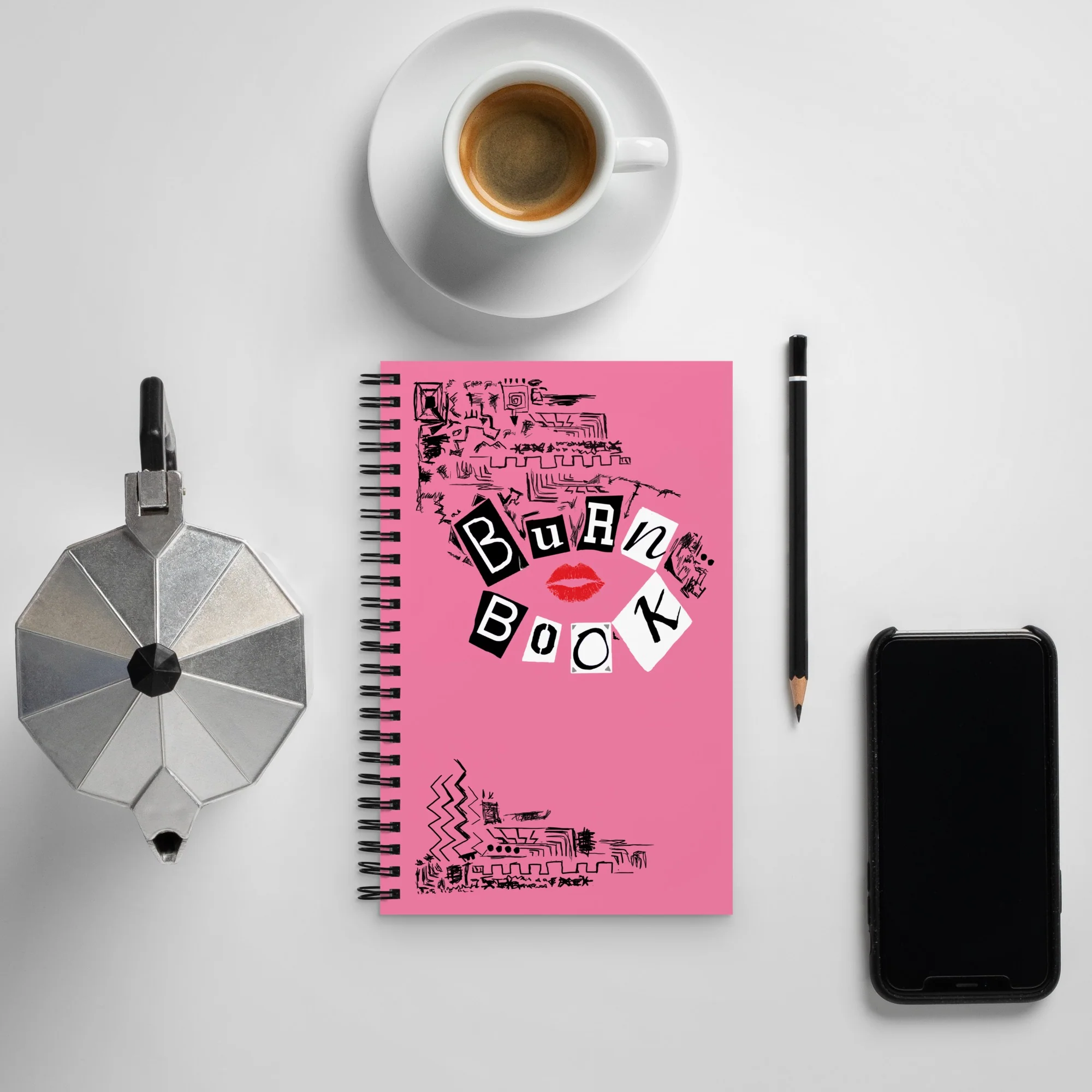Mean Girls Burn Book Spiral Notebook - Image 4