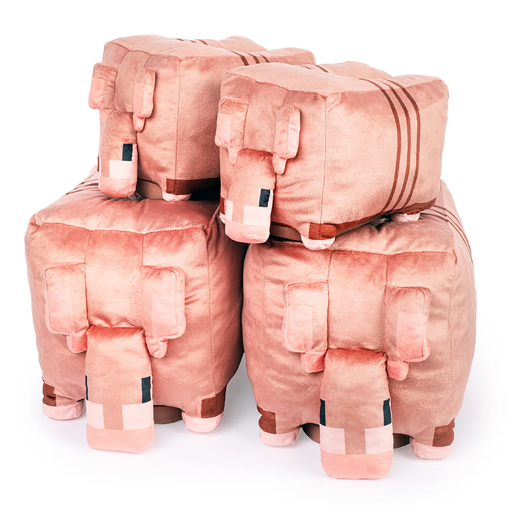 A Minecraft Movie Armadillo Plush Kids Slippers - Image 3