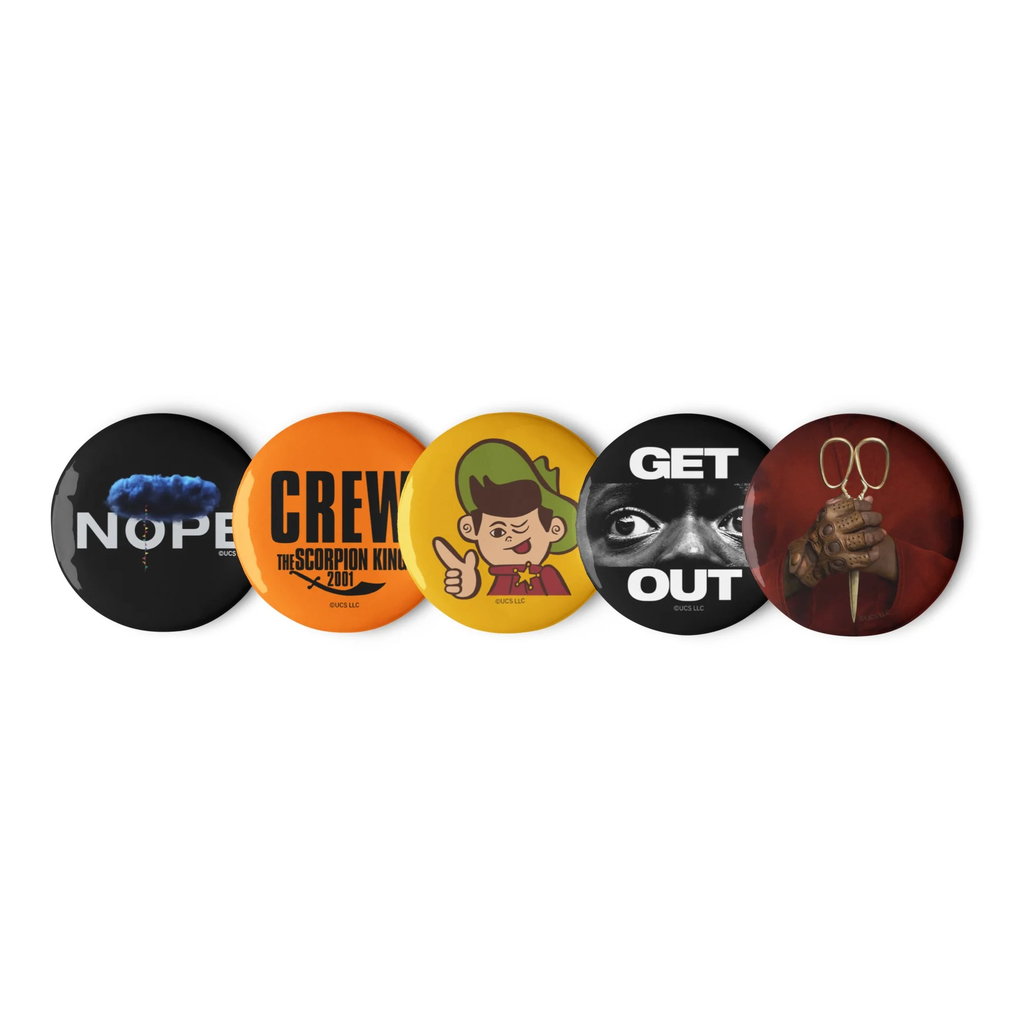 Monkey Paw Button Pin Set - Image 3
