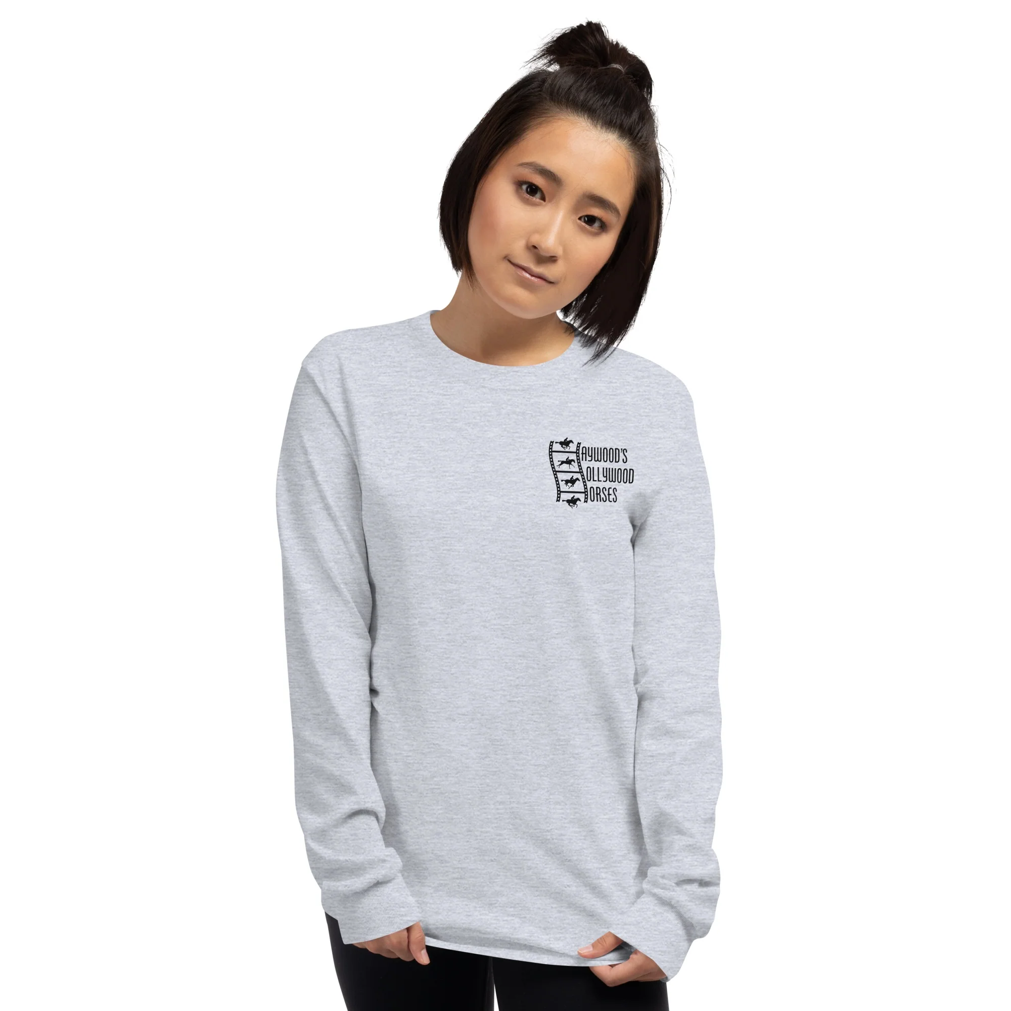NOPE Haywood's Hollywood Horses Adult Long Sleeve T-Shirt - Image 15