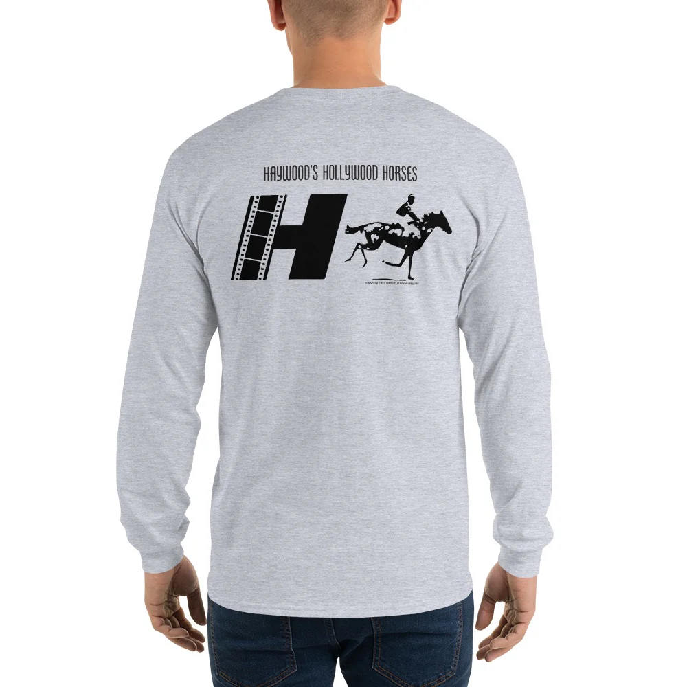 NOPE Haywood's Hollywood Horses Adult Long Sleeve T-Shirt - Image 18