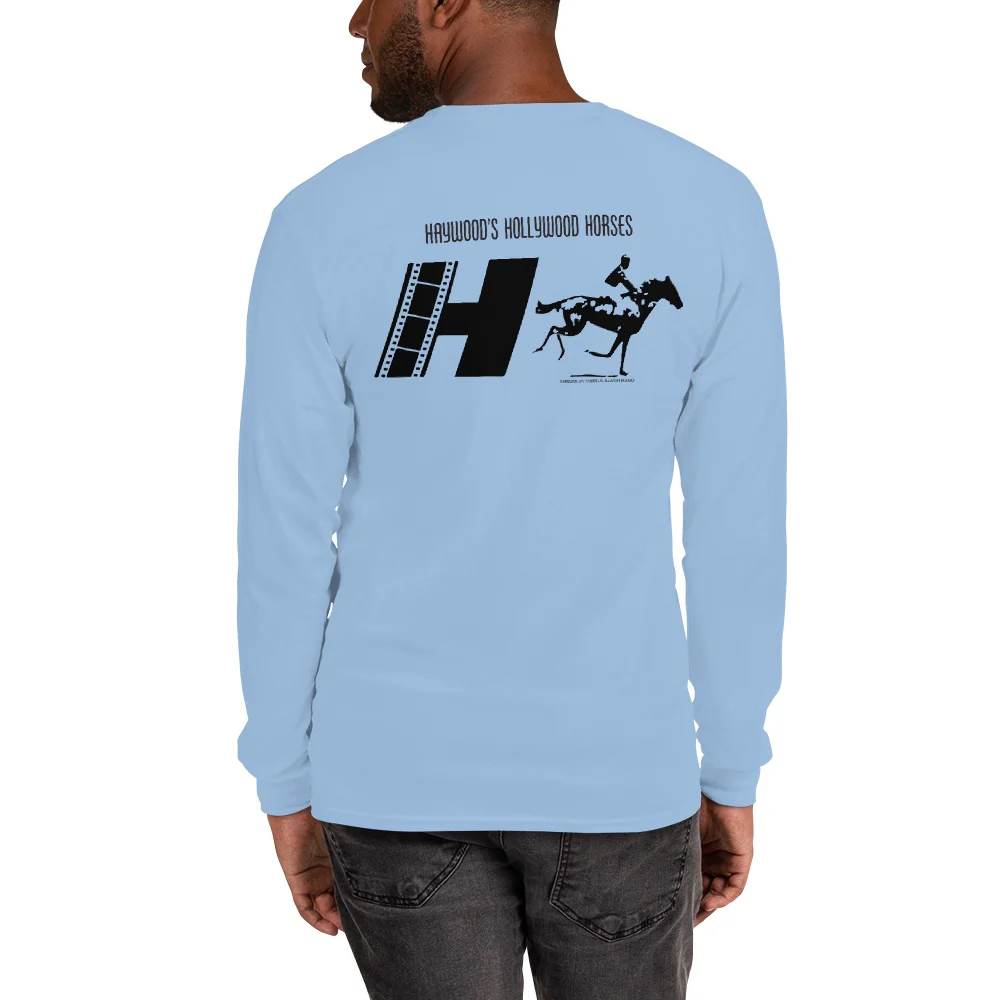 NOPE Haywood's Hollywood Horses Adult Long Sleeve T-Shirt - Image 8