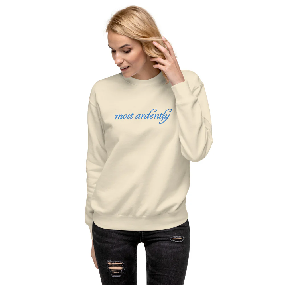 Pride & Prejudice Most Ardently Crewneck Sweatshirt - Image 3