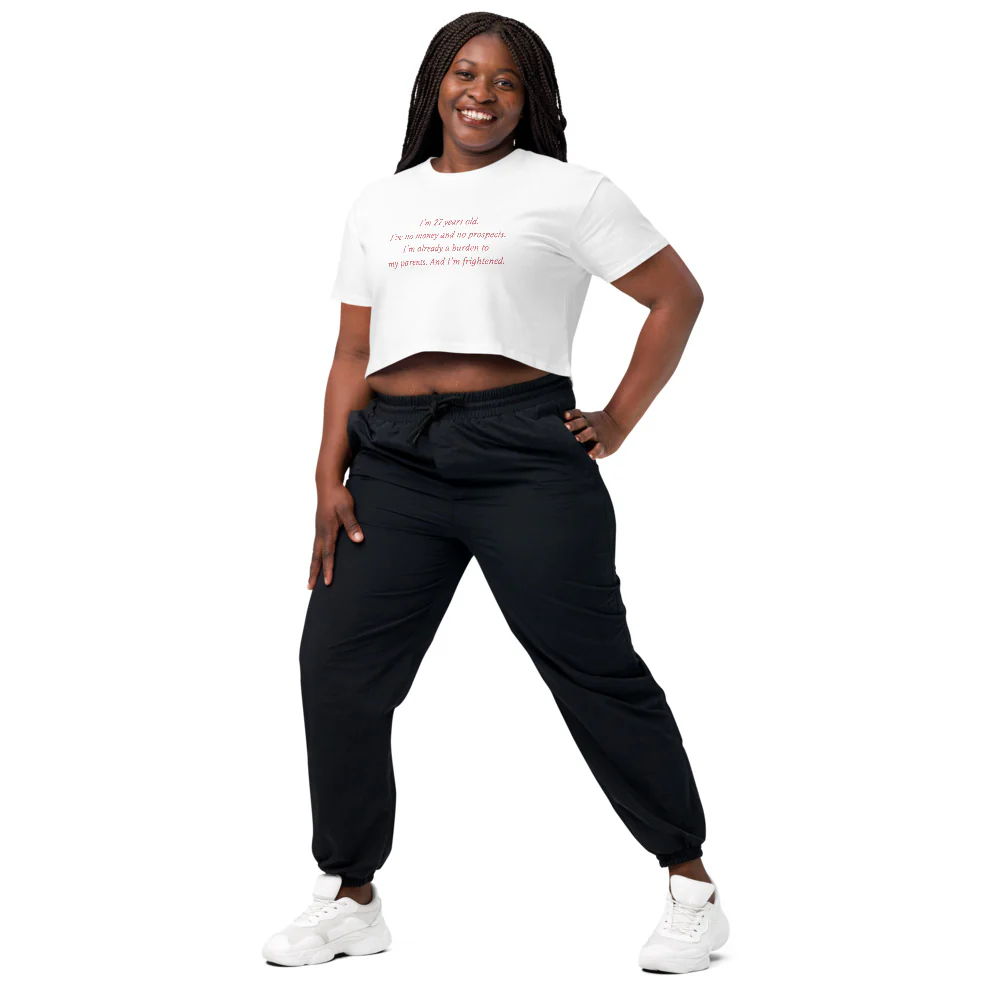 Pride & Prejudice 20th Anniversary No Money, No Prospects Women's Crop Top - Image 11
