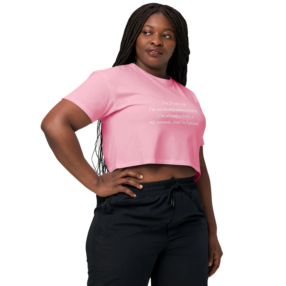 Pride & Prejudice 20th Anniversary No Money, No Prospects Women's Crop Top - Image 3