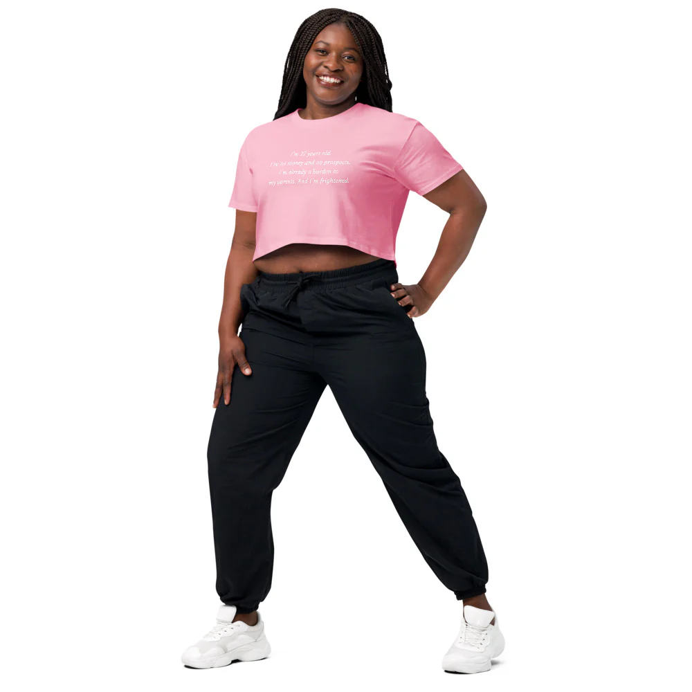 Pride & Prejudice 20th Anniversary No Money, No Prospects Women's Crop Top - Image 5