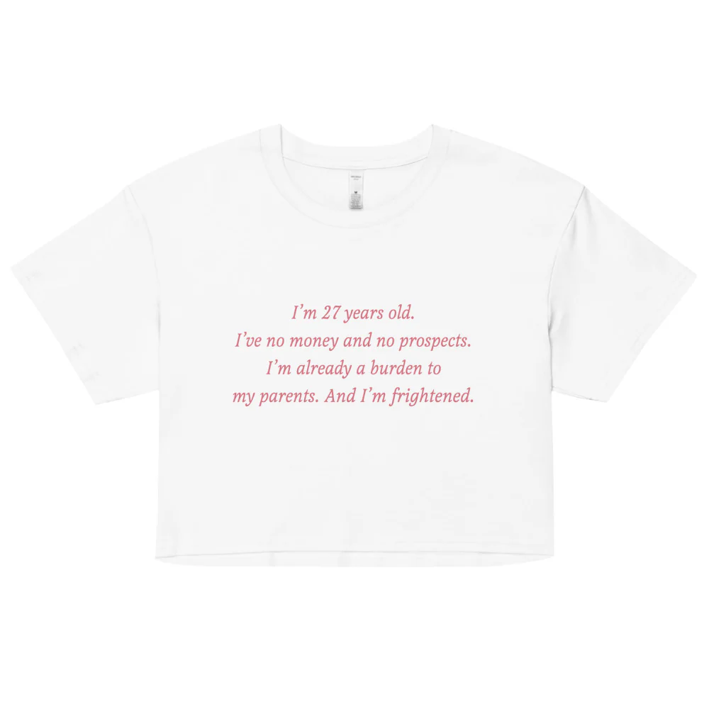 Pride & Prejudice 20th Anniversary No Money, No Prospects Women's Crop Top - Image 7