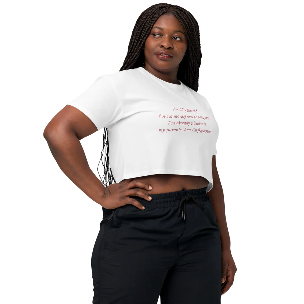 Pride & Prejudice 20th Anniversary No Money, No Prospects Women's Crop Top - Image 9