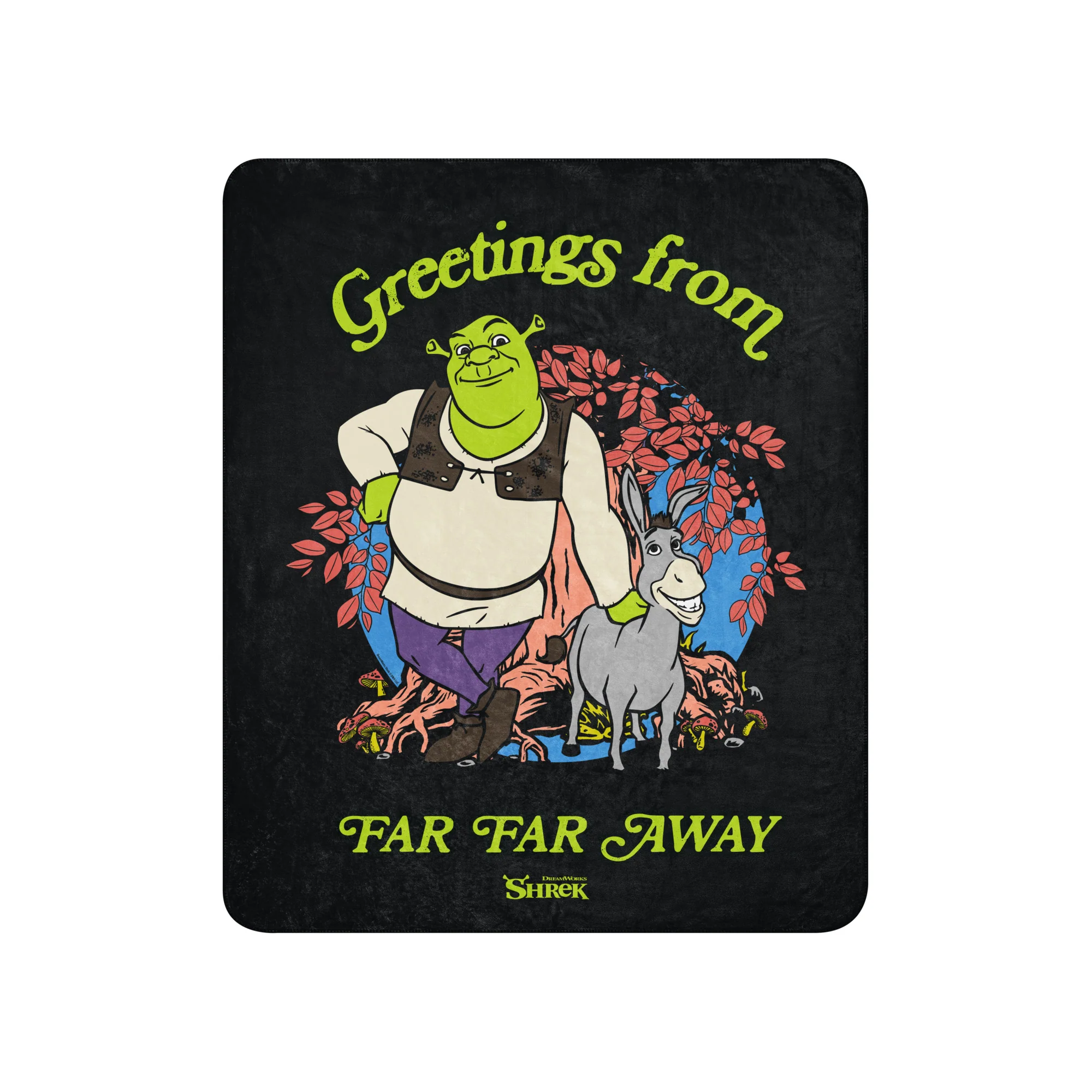 Shrek Greetings From Far Far Away Sherpa Blanket - Image 6