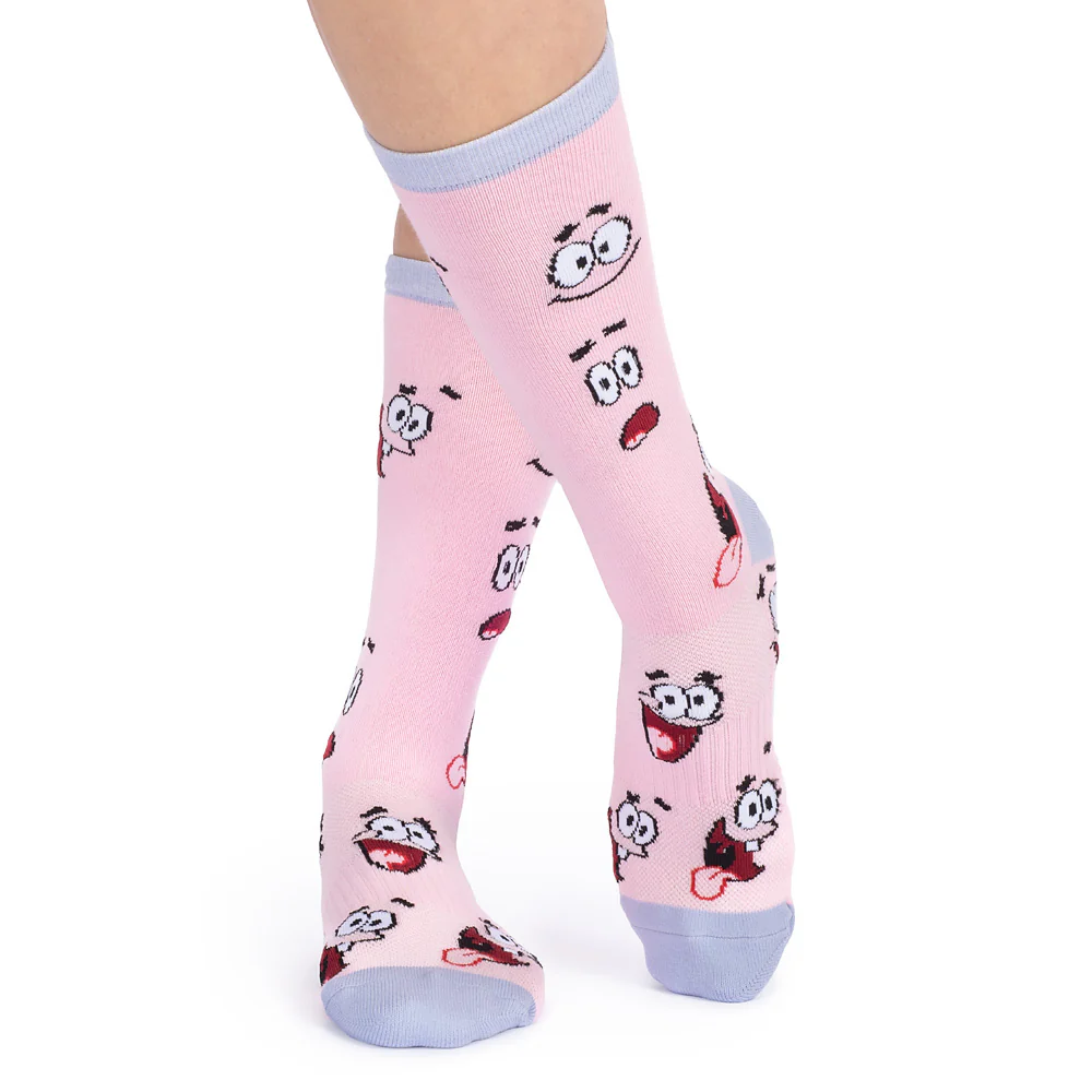 SpongeBob SquarePants Patrick Funny Face Crew Socks - Image 3