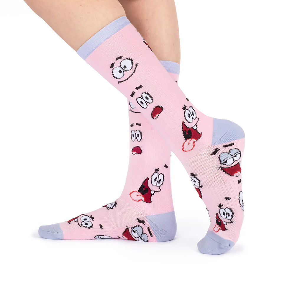 SpongeBob SquarePants Patrick Funny Face Crew Socks - Image 4