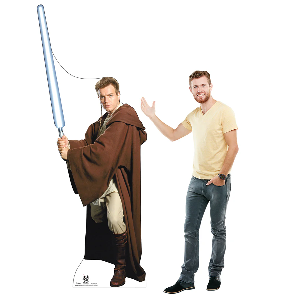 Star Wars 25th Anniversary The Phantom Menace Obi-Wan Kenobi™ Standee - Image 3