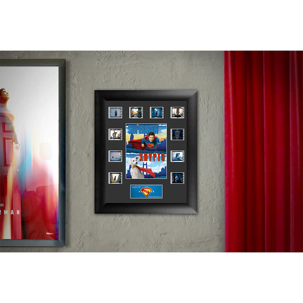 SUPERMAN (2025 Movie) Superman & Krypto FilmCells Mini Montage Framed FilmCells™ Presentation - Image 4