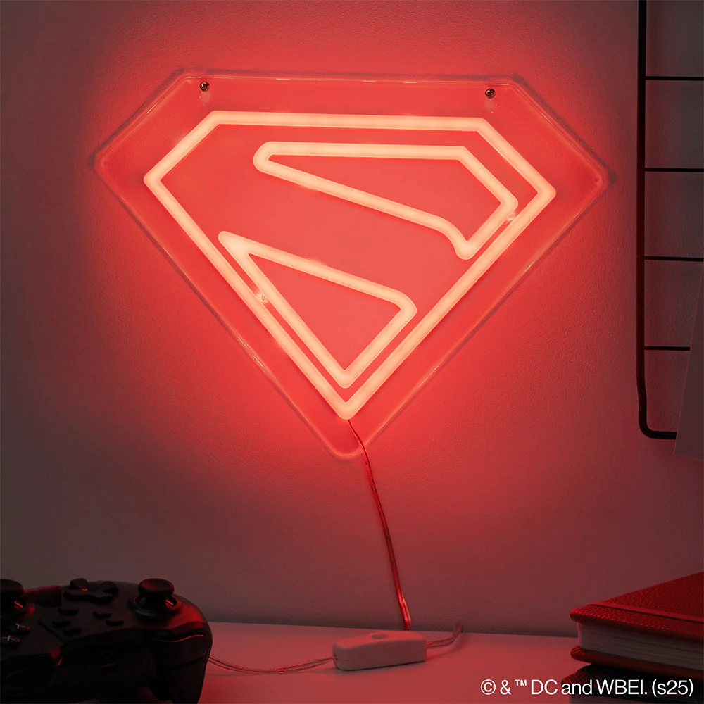 SUPERMAN (2025 Movie) Superman Wall Mountable LED Neon Light - Image 6