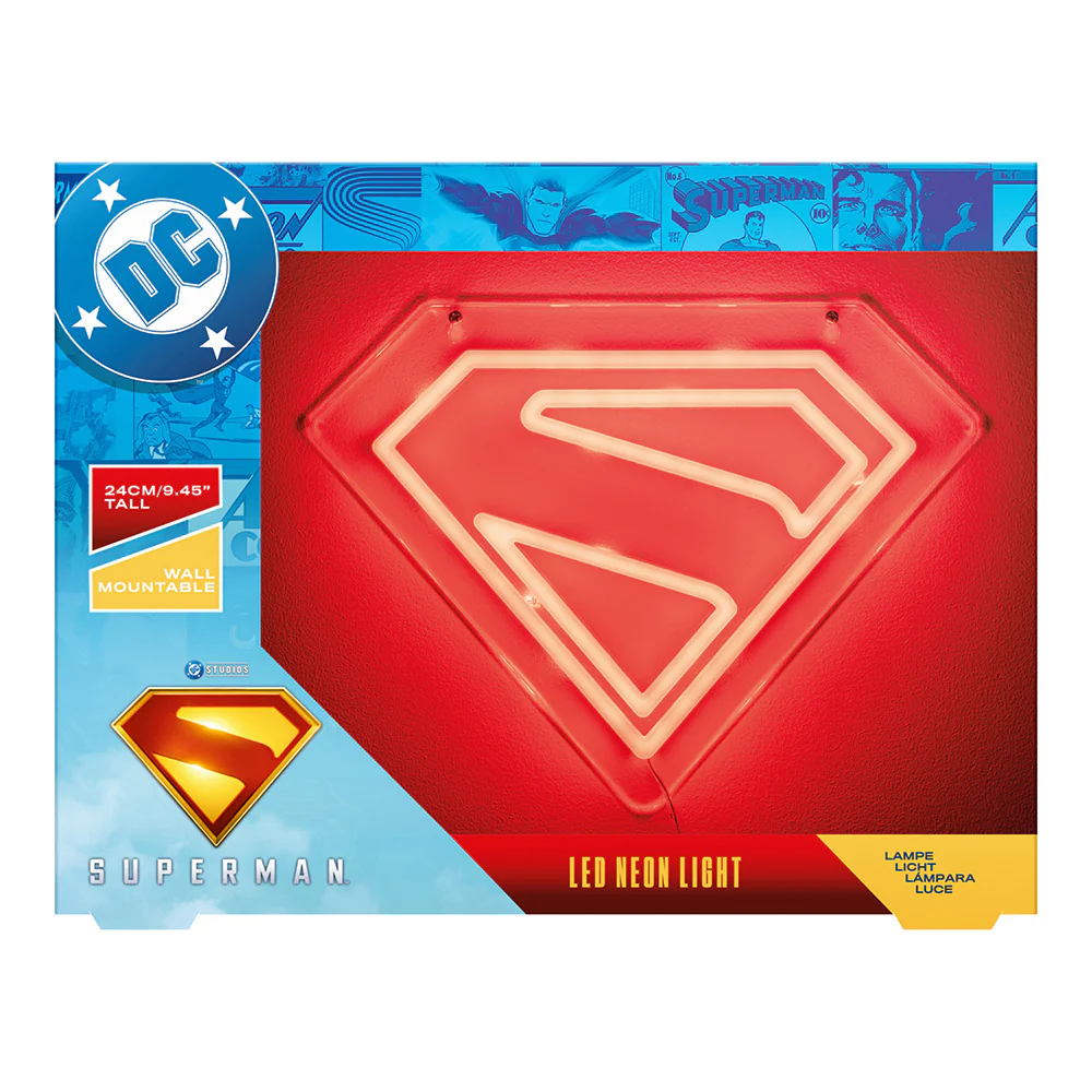 SUPERMAN (2025 Movie) Superman Wall Mountable LED Neon Light - Image 9