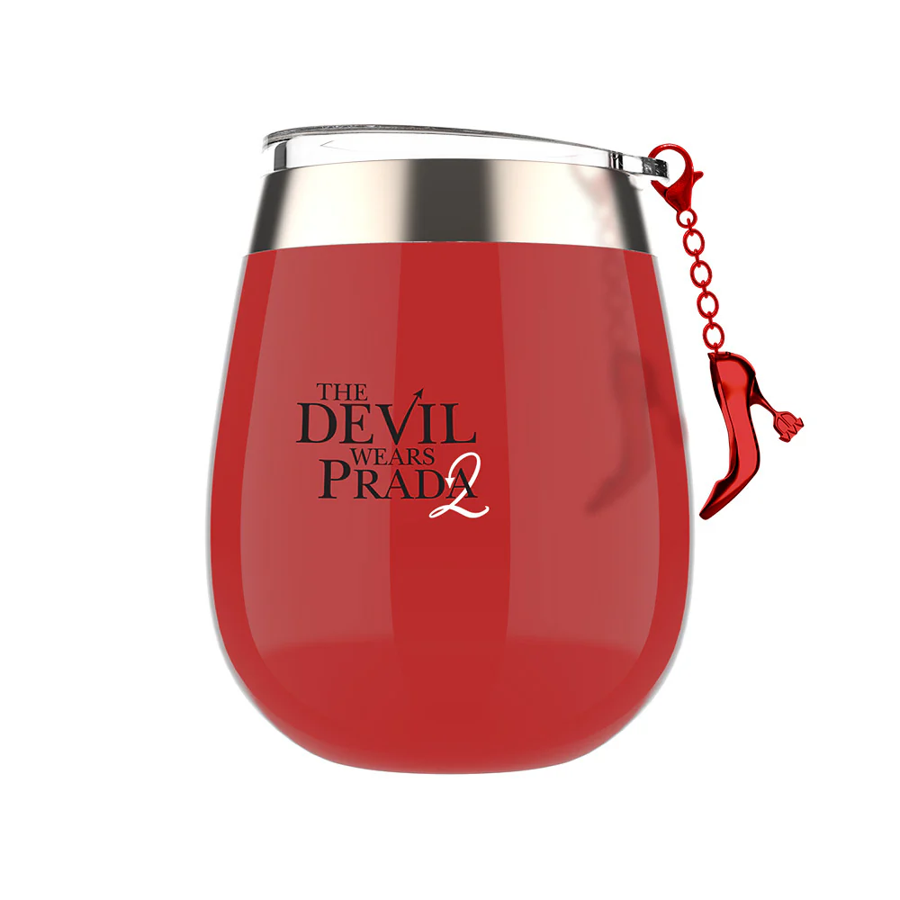 The Devil Wears Prada 2 Stainless Steel Wine Tumbler with Charm - Image 4