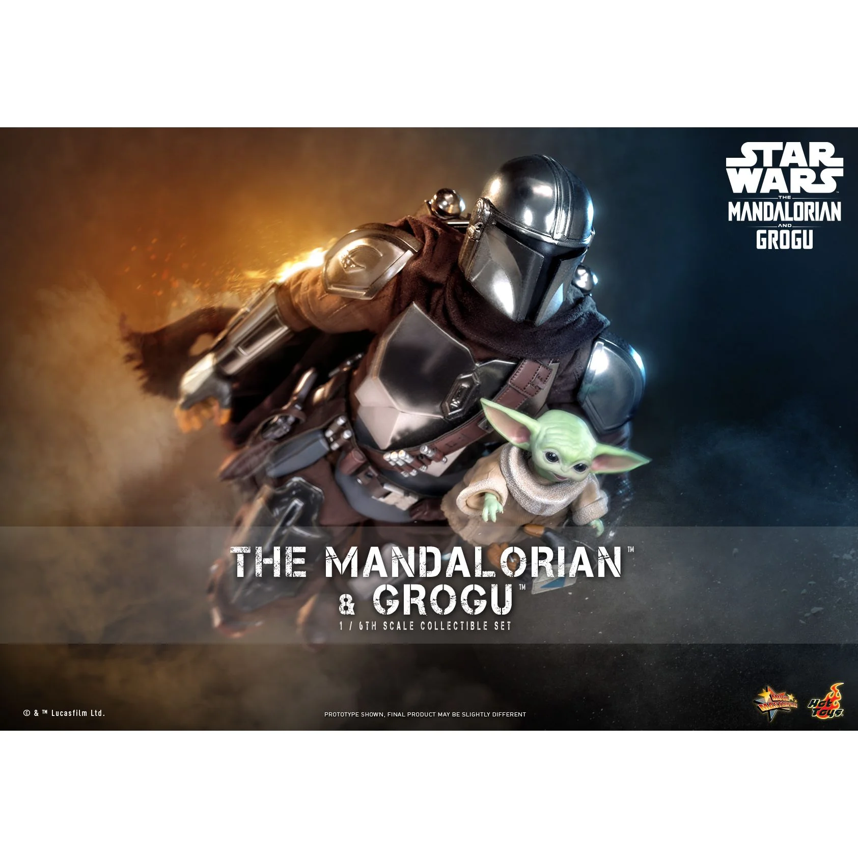 The Mandalorian™ & Grogu™ 1/6th Scale Figure Set - Image 15