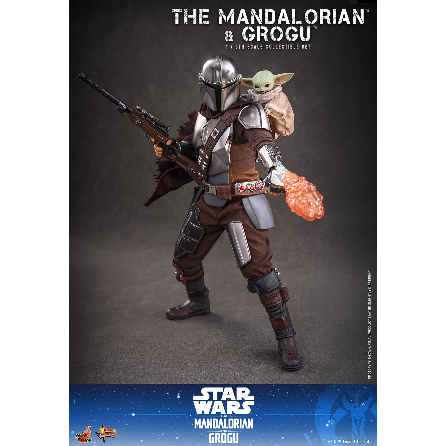 The Mandalorian™ & Grogu™ 1/6th Scale Figure Set - Image 16