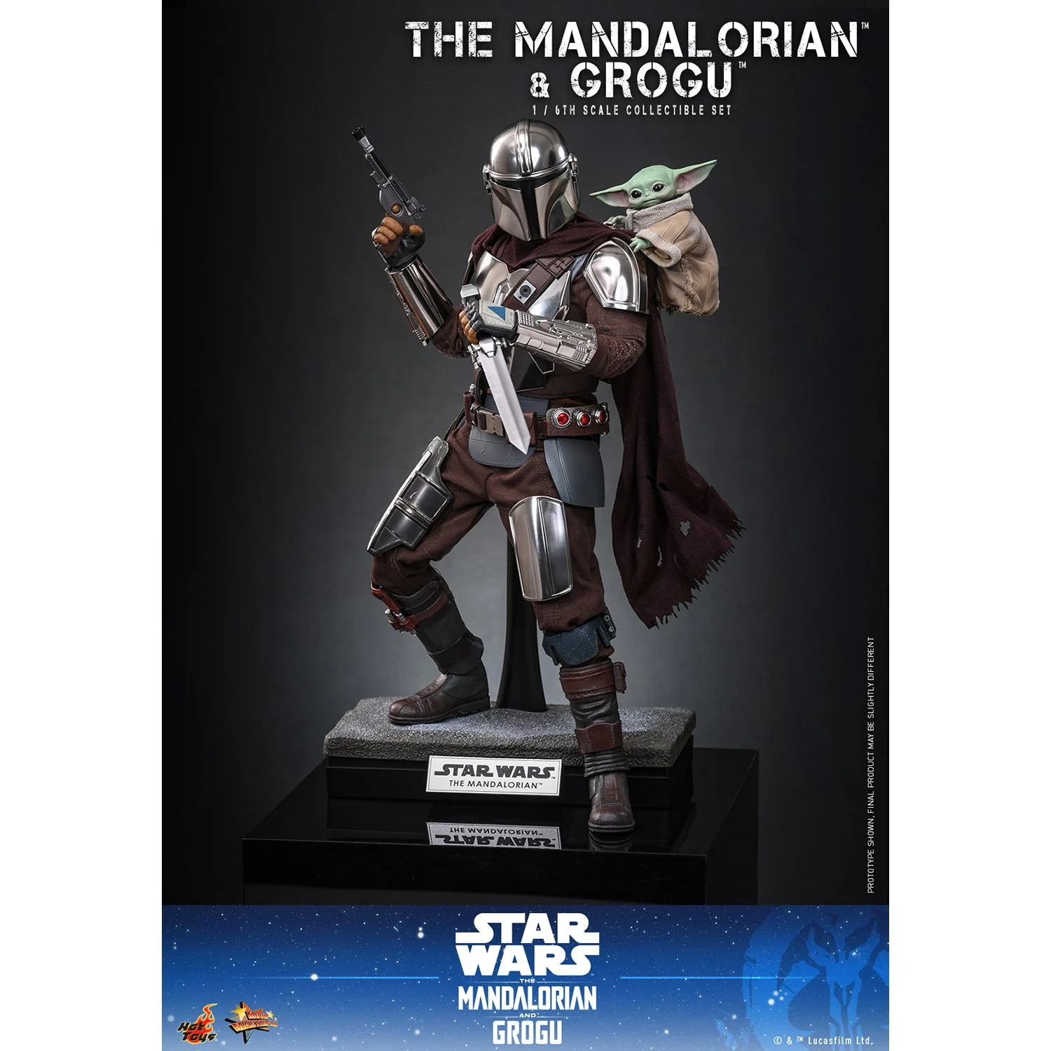 The Mandalorian™ & Grogu™ 1/6th Scale Figure Set - Image 20