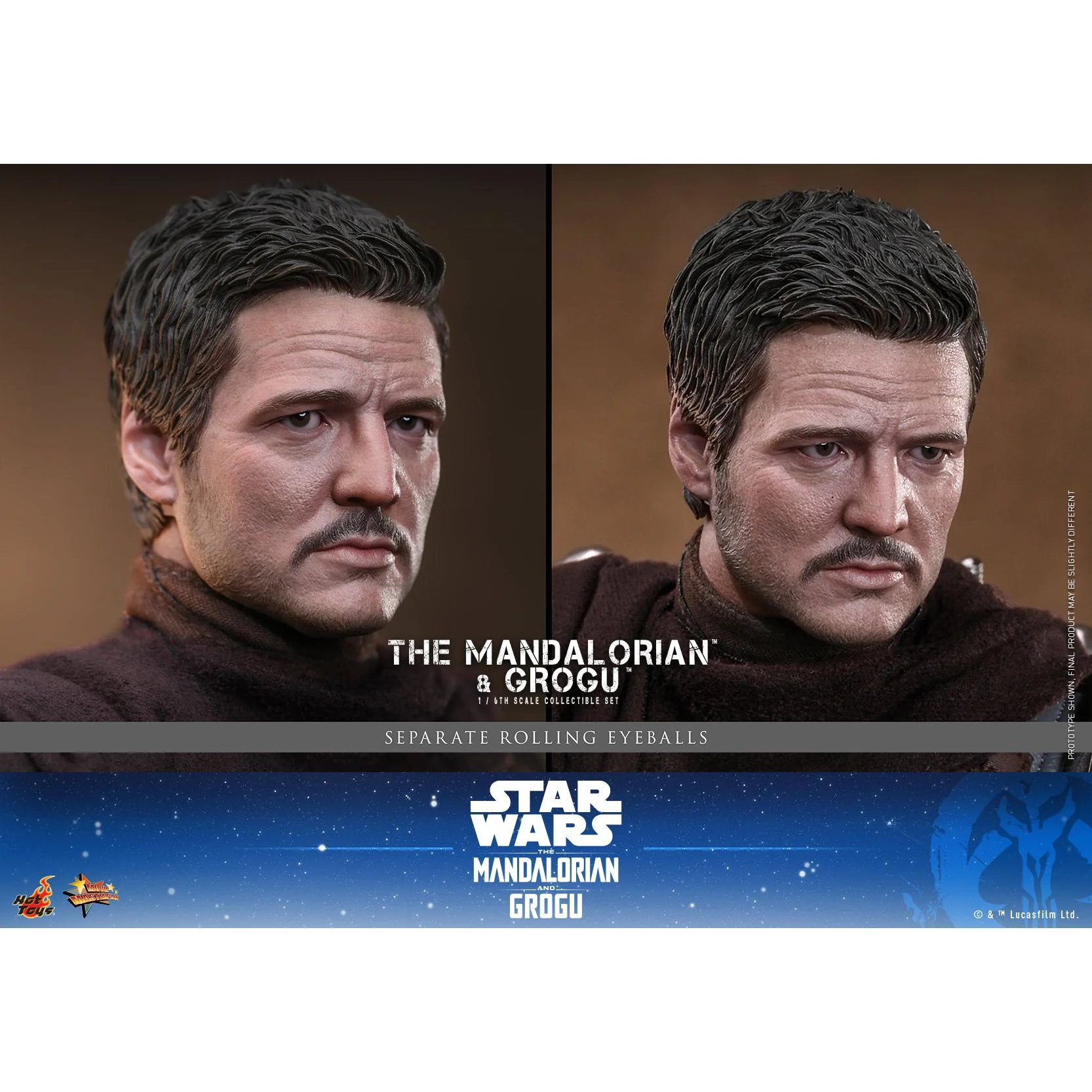 The Mandalorian™ & Grogu™ 1/6th Scale Figure Set - Image 4