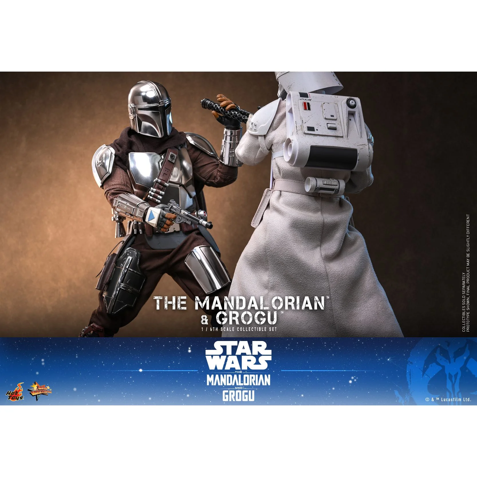The Mandalorian™ & Grogu™ 1/6th Scale Figure Set - Image 5